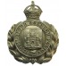 Guildford Borough Police Wreath Helmet Plate - King's Crown