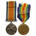WW1 British War & Victory Medal Pair - Pte. J. Croasdell, Lancashire Fusiliers