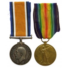 WW1 British War & Victory Medal Pair - Pte. H. Simpson, East Yorkshire Regiment