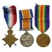 WW1 1914-15 Star Medal Trio - Spr. F. Stacey, Royal Engineers
