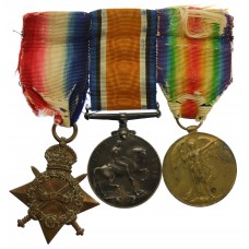 WW1 1914-15 Star Medal Trio - Reverend L.F. Harvey, Army Chaplain's Department