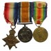 WW1 1914-15 Star Medal Trio - Reverend L.F. Harvey, Army Chaplain's Department