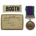 Campaign Service Medal (Clasp - South Arabia) - L.Cpl. J. Booth, Royal Electrical & Mechanical Engineers