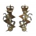 Pair of Royal Electrical & Mechanical Engineers (R.E.M.E.)  Anodised (Staybrite) Collar Badges