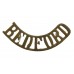 Bedfordshire Regiment (BEDFORD) Shoulder Title