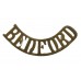 Bedfordshire Regiment (BEDFORD) Shoulder Title