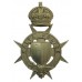 Malta Police Helmet Plate - King's Crown
