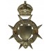 Malta Police Helmet Plate - King's Crown