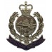 Royal Hong Kong Police Enamelled Cap Badge - Queen's Crown