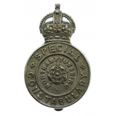 Northamptonshire Special Constabulary Cap Badge - King's Crown