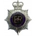 Bedfordshire Police Enamelled Helmet Plate - Queen's Crown