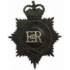Hertfordshire Constabulary Night Helmet Plate - Queen's Crown