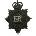Hertfordshire Constabulary Night Helmet Plate - Queen's Crown