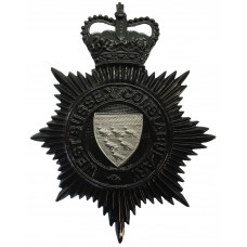 West Sussex Constabulary Night Helmet Plate - Queen's Crown