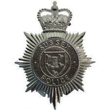 Sussex Police Helmet Plate - Queen's Crown