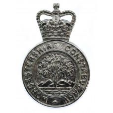 Worcestershire Constabulary Cap Badge - Queen's Crown