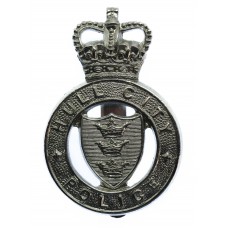 Hull City Police Cap Badge - Queen's Crown