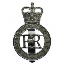 Coventry Police Cap Badge - Queen's Crown
