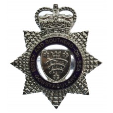 Essex and Southend-on-Sea Constabulary Senior Officer's Enamelled Cap Badge - Queen's Crown