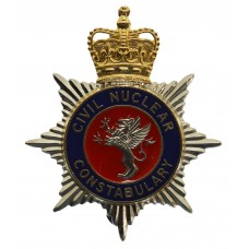 Civil Nuclear Constabulary Enamelled Cap Badge - Queen's Crown