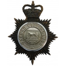 Oxford City Police Helmet Plate - Queen's Crown