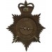 Warwickshire Constabulary Night Helmet Plate - Queen's Crown