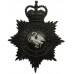 Buckinghamshire Constabulary Night Helmet Plate - Queen's Crown