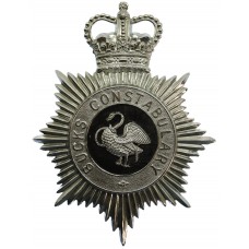 Buckinghamshire Constabulary Helmet Plate - Queen's Crown