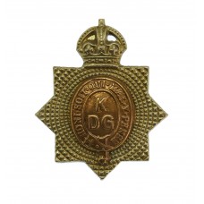 1st King's Dragoon Guards Collar Badge - King's Crown