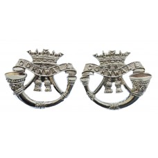 Pair of Duke of Cornwall's Light Infantry Anodised (Staybrite) Co