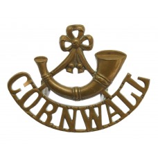 Duke of Cornwall's Light Infantry (Bugle/CORNWALL) Shoulder Title