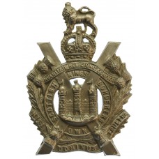 King's Own Scottish Borderers (K.O.S.B.) Large Pattern Glengarry Badge - King's Crown