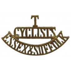 Essex and Suffolk Cyclist Battalion (T/CYCLISTS/ESSEX & SUFFOLK) Shoulder Title (c.1908-1911)
