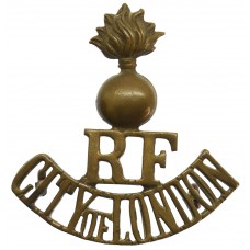 Royal Fusiliers City of London (Grenade/R.F./CITY of LONDON) Shoulder Title