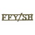Fife & Forfar Yeomanry/Scottish Horse (FFY/SH) Shoulder Title
