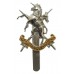The Queen's Own Lowland Yeomanry Anodised (Staybrite) Cap Badge