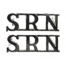 Pair of State Registered Nurse (S.R.N.) Shoulder Titles