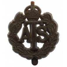 Auxiliary Territorial Service (A.T.S.) WW2 Plastic Economy Cap Badge
