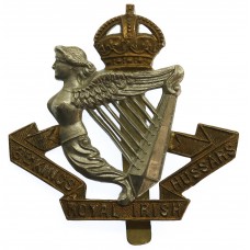 8th King's Royal Irish Hussars Cap Badge - King's Crown