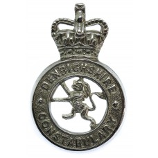 Denbighshire Constabulary Cap Badge - Queen's Crown