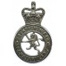 Denbighshire Constabulary Cap Badge - Queen's Crown