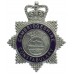 Cambridgeshire Constabulary Senior Officer's Enamelled Cap Badge - Queen's Crown