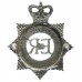 Metropolitan Police Senior Officer's Enamelled Cap Badge - Queen's Crown