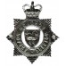 Preston Borough Police Senior Officer's Enamelled Cap Badge - Queen's Crown