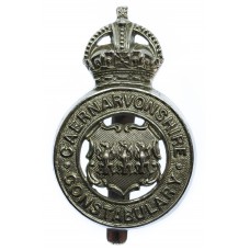Caernarvonshire Constabulary Cap Badge - King's Crown