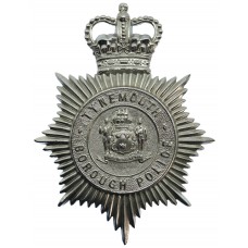 Tynemouth Borough Police Helmet Plate - Queen's Crown