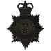 Gwynedd Constabulary Night Helmet Plate - Queen's Crown