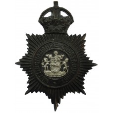 Nottinghamshire Constabulary Night Helmet Plate - King's Crown