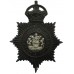 Nottinghamshire Constabulary Night Helmet Plate - King's Crown