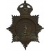 Nottinghamshire Constabulary Night Helmet Plate - King's Crown